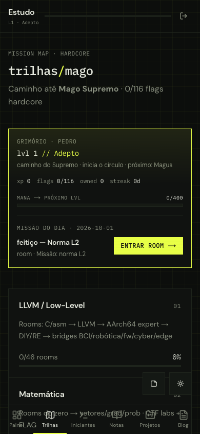 Tracks on mobile